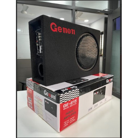 GENON UNDER SEAT 2000 Watt 8 Inch UNDER SEAT WOOFER WITH INBUILT AMPLI | GE 815
